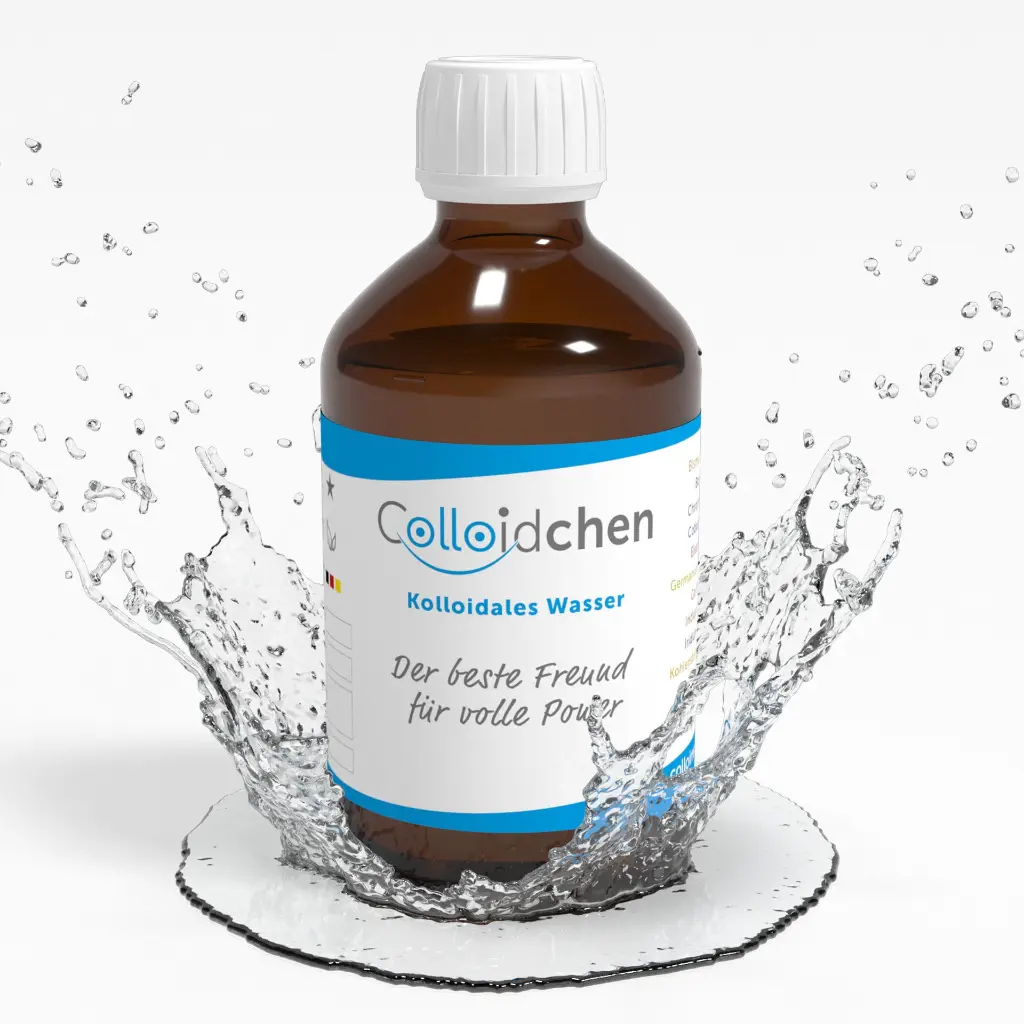 Colloimed - Braunglasflasche Colloidchen 250ml - BGF0250CK - Wasser.webp