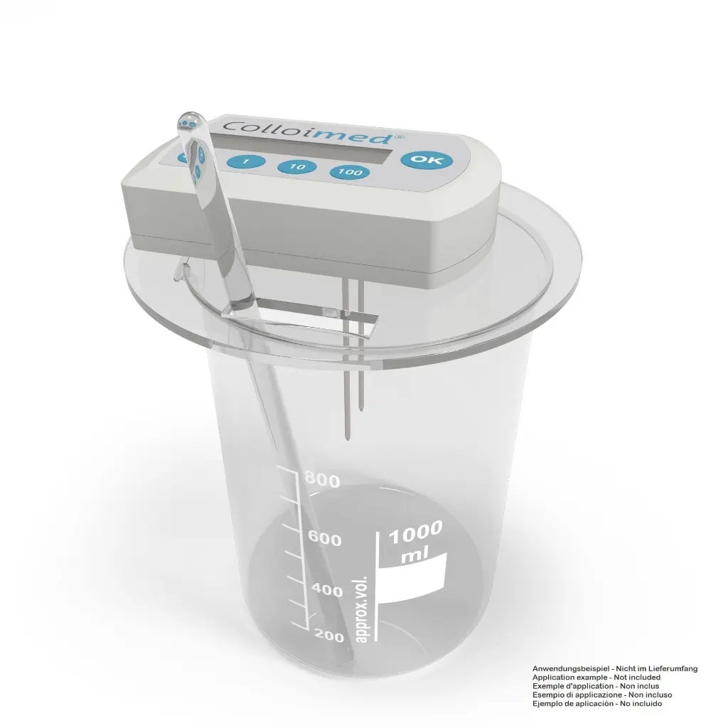 Colloimed Adapterring CM2000 Kolloidgenerator-Anwendung mit Glasrührstab-N100014.webp.jpg